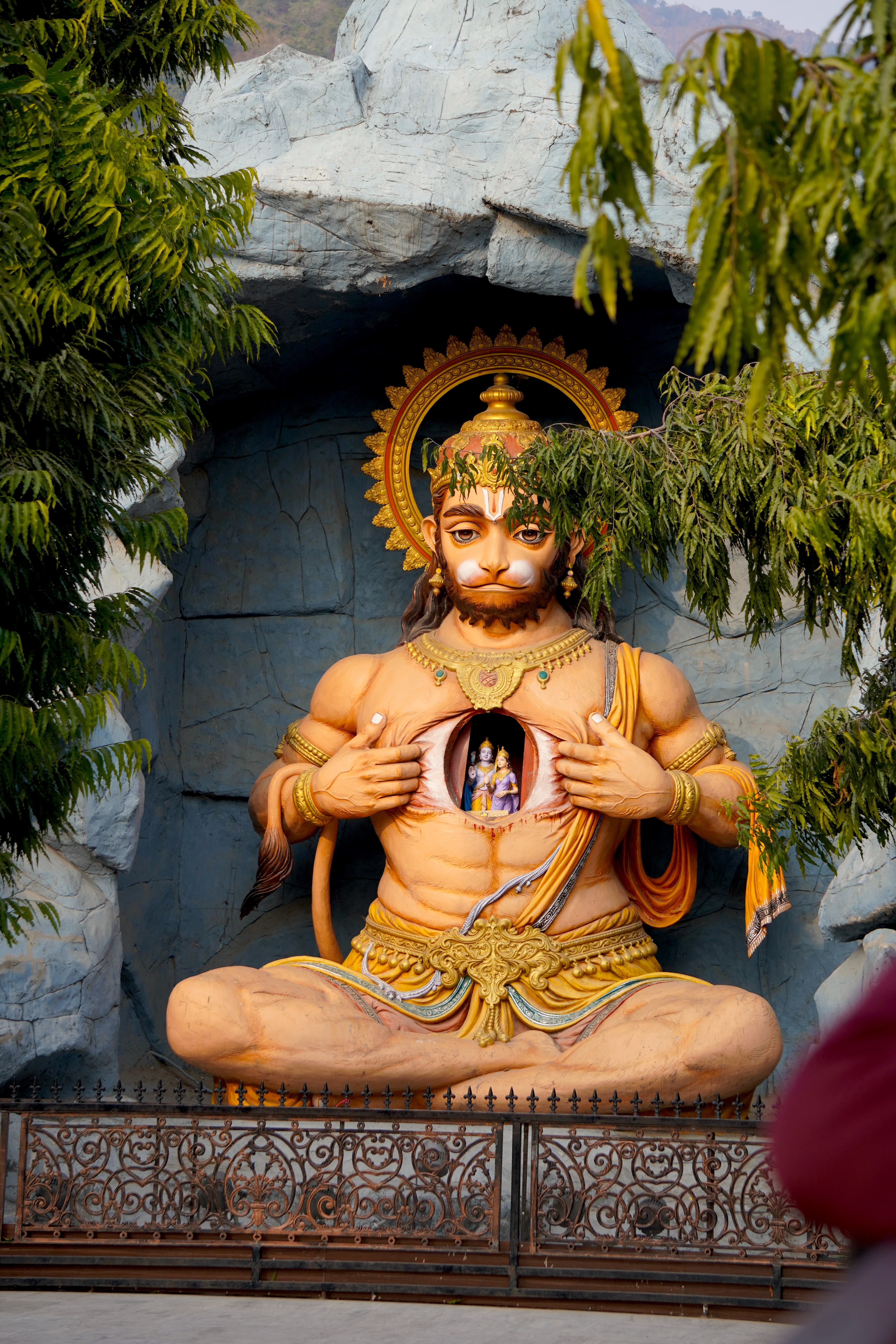Hanuman Portrait at Rishikesh, India