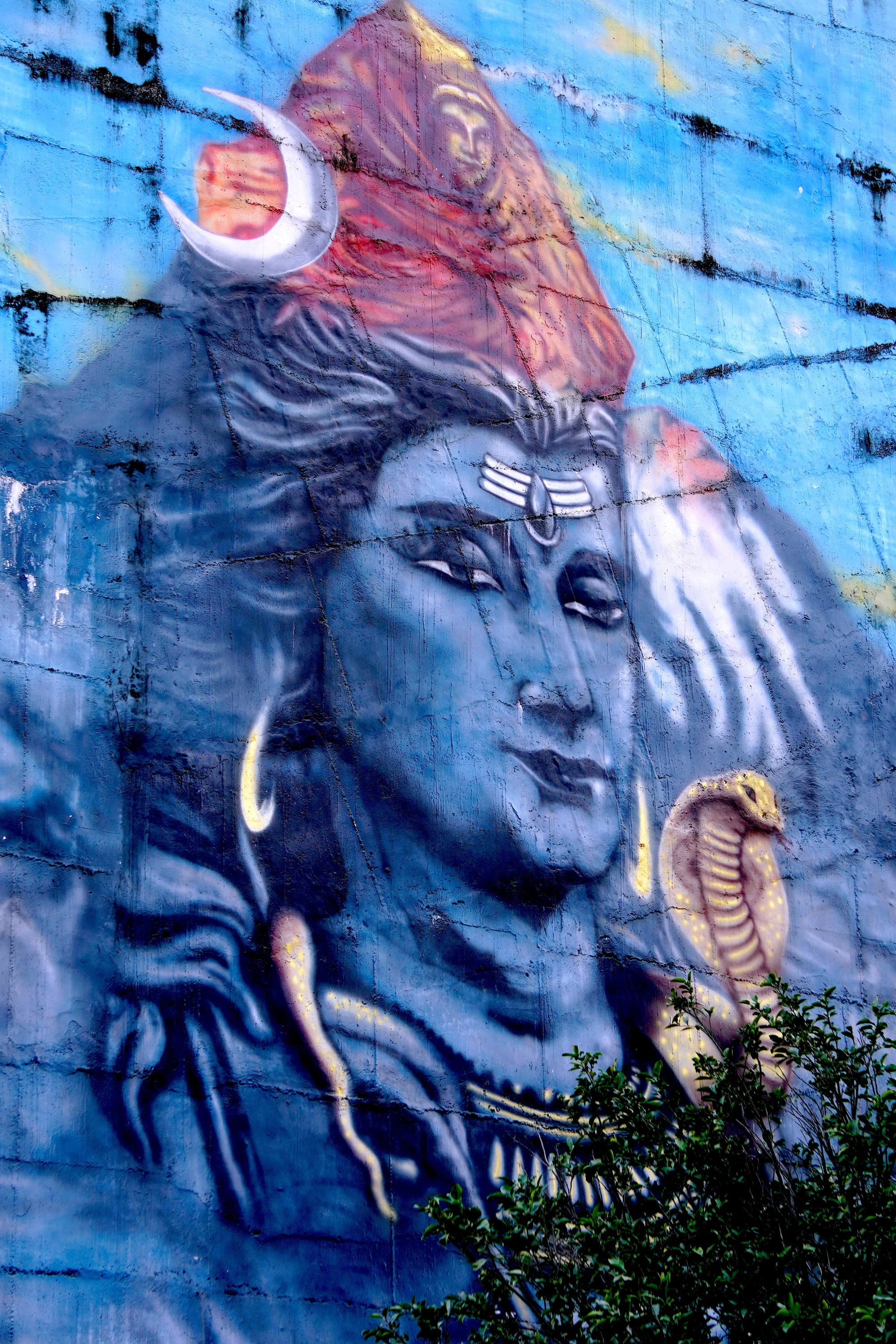 Wall Art, Rishikesh, India