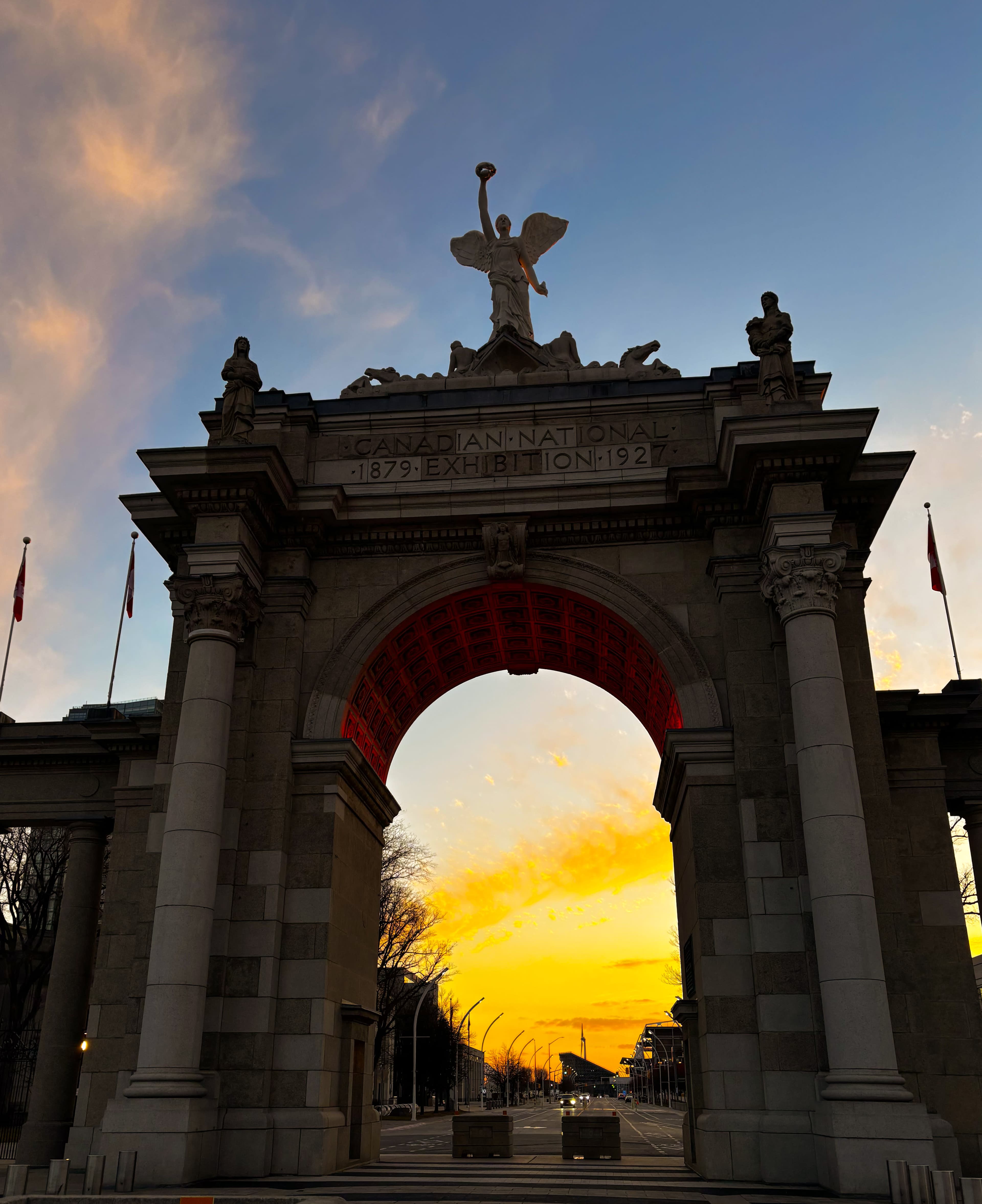 Princes' Gates at Exhibition Place in Toronto, Ontario. 