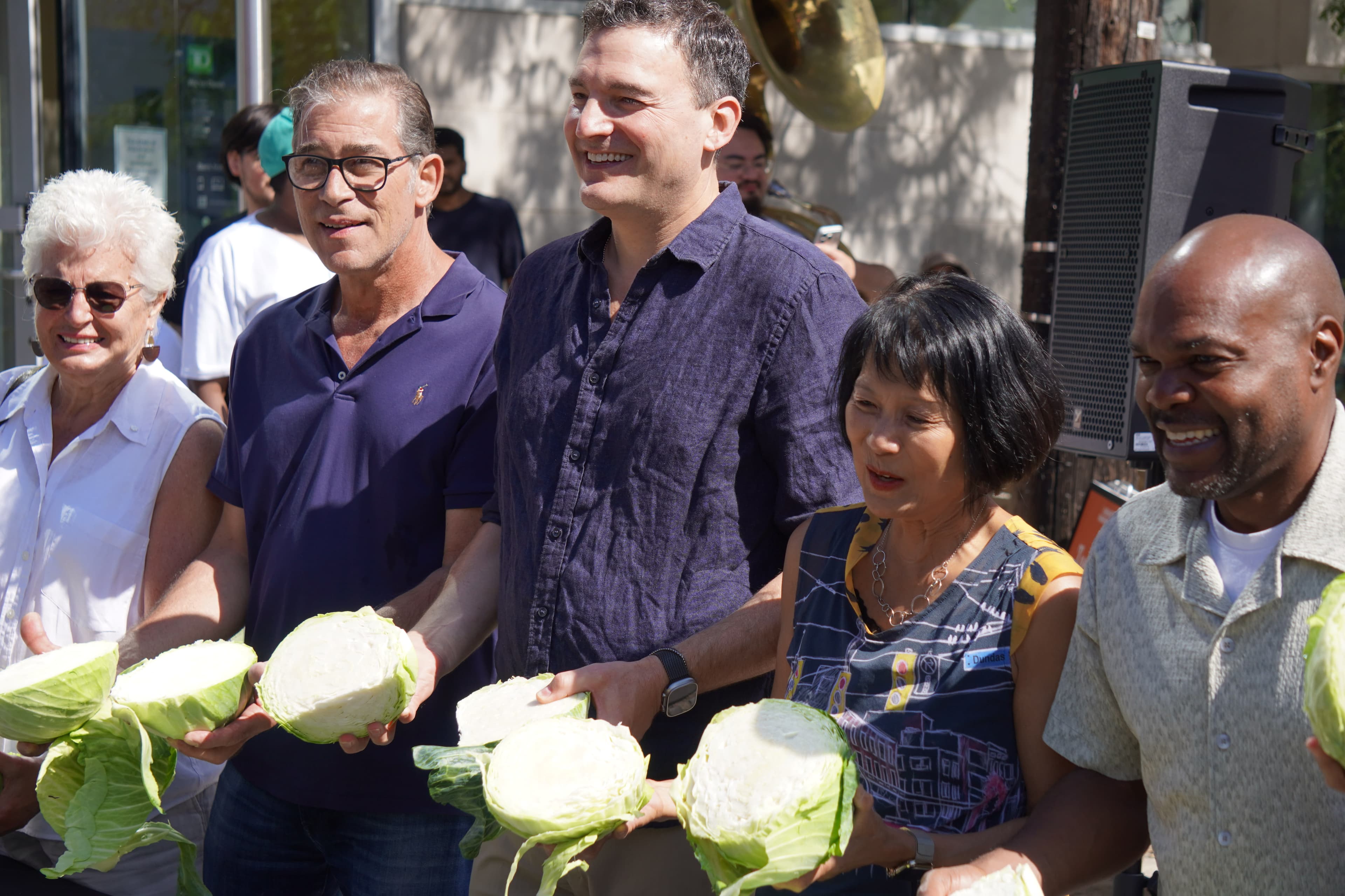 Cabbage Cutting Ceremony at Cabbagetown Festival