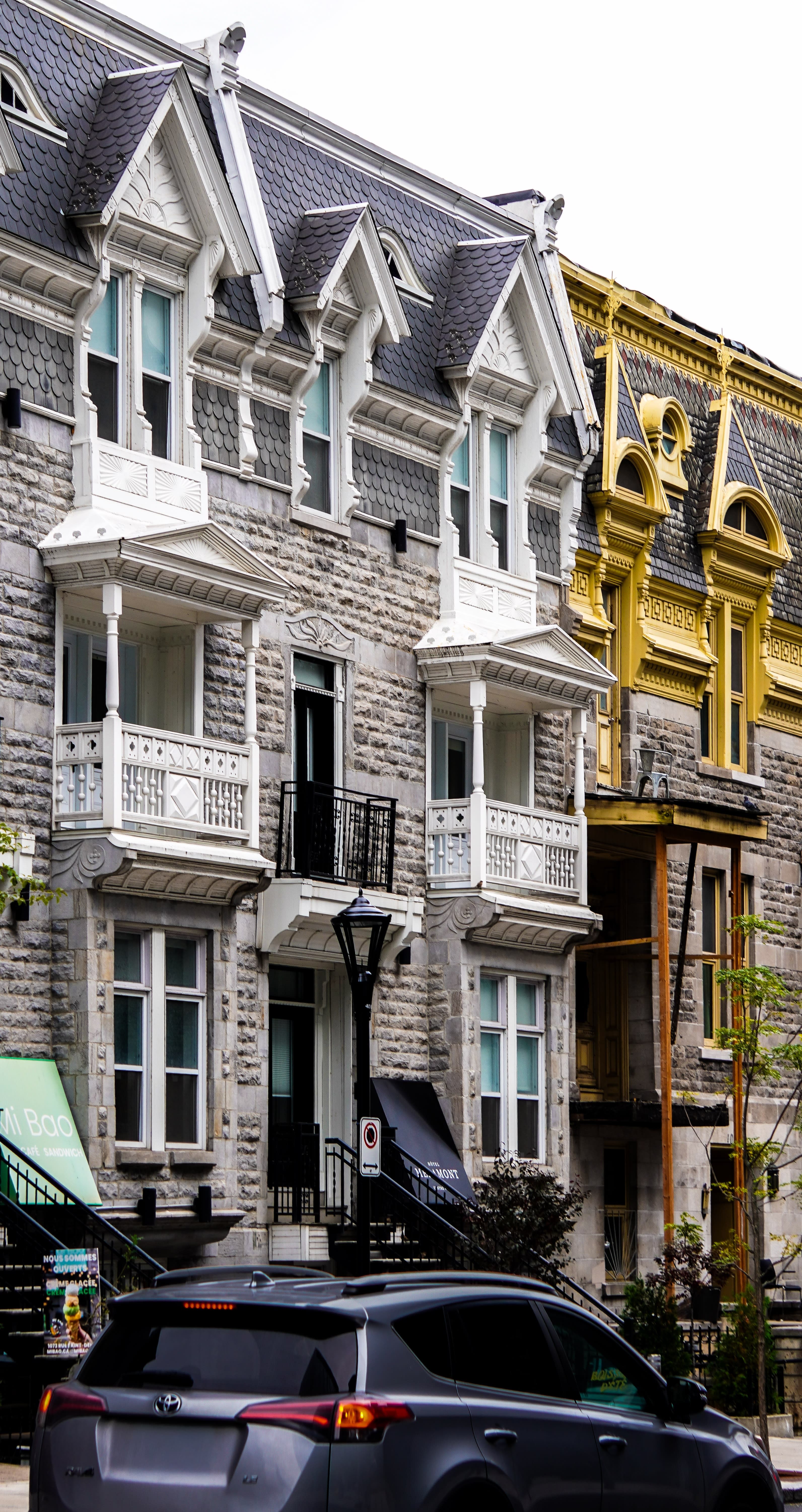  Historic stone townhouses, Montreal