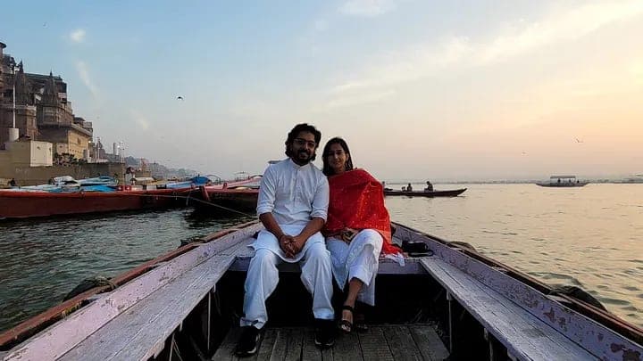 Couple in Banaras